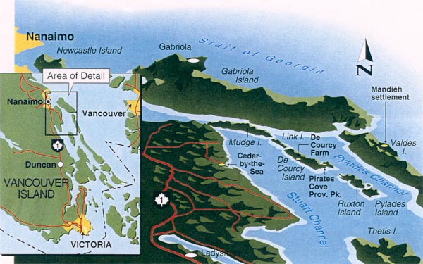 map of cedar by the sea